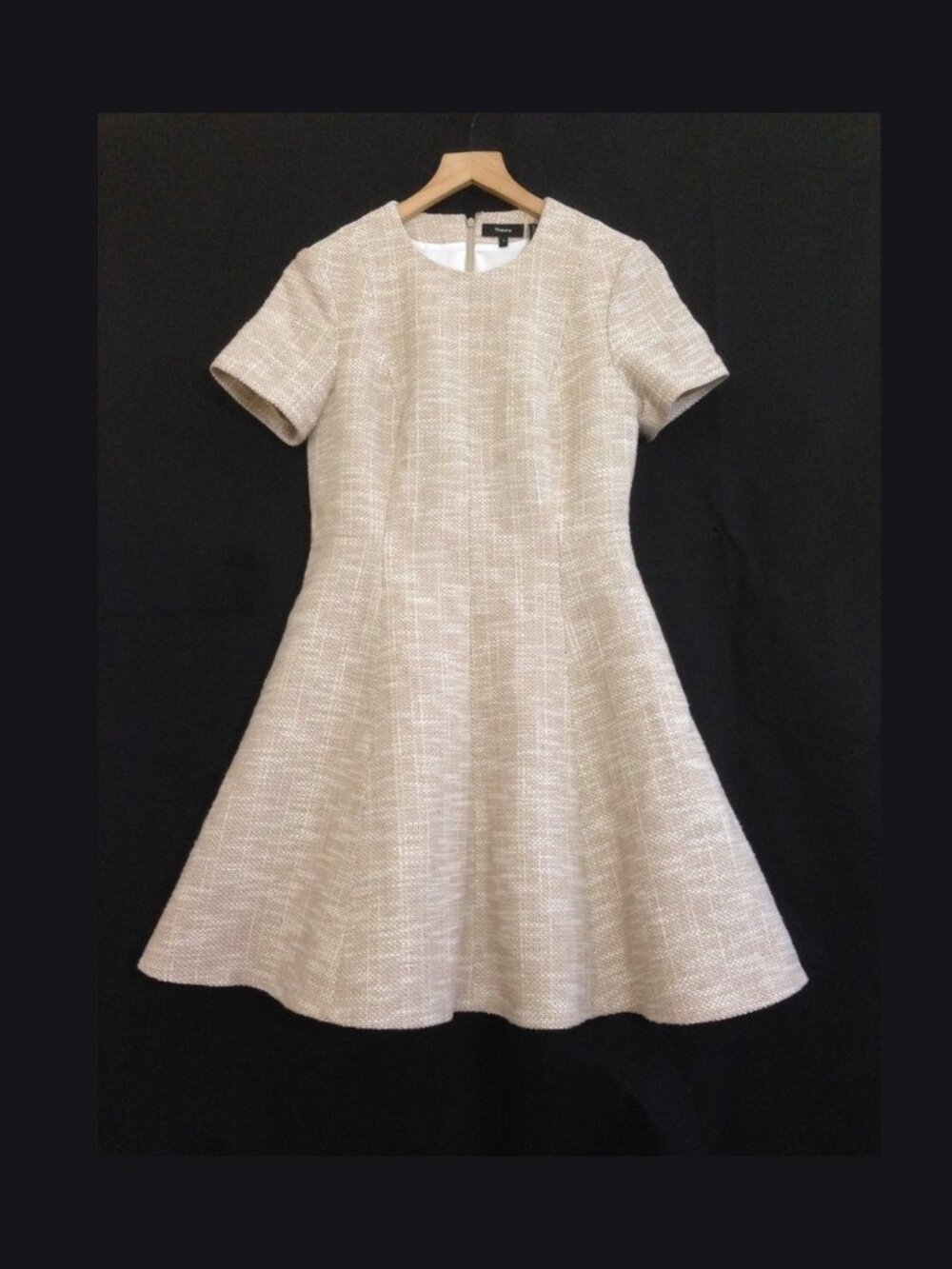 Theory Tweed Fit & Flare Dress Sample - Size 4 - NWT